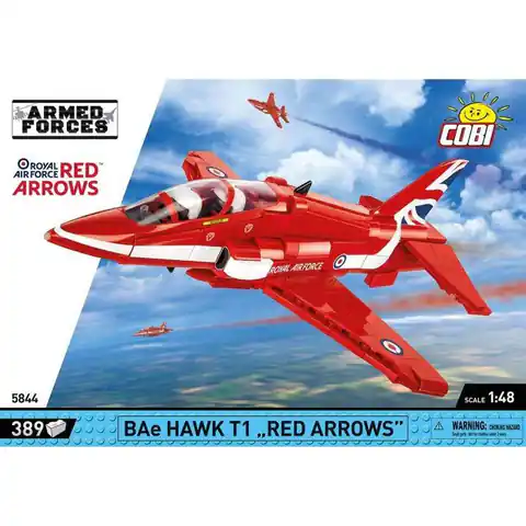 ⁨COBI 5844 Armed Force Bae Hawk T1 Red Arrow 389 klocków⁩ at Wasserman.eu