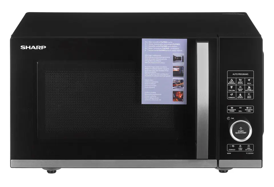 ⁨Sharp YC-QG204AEB Microwave Oven⁩ at Wasserman.eu