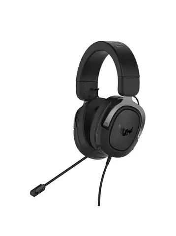 ⁨ASUS TUF Gaming H3 Headset Wired Head-band Black, Grey⁩ at Wasserman.eu