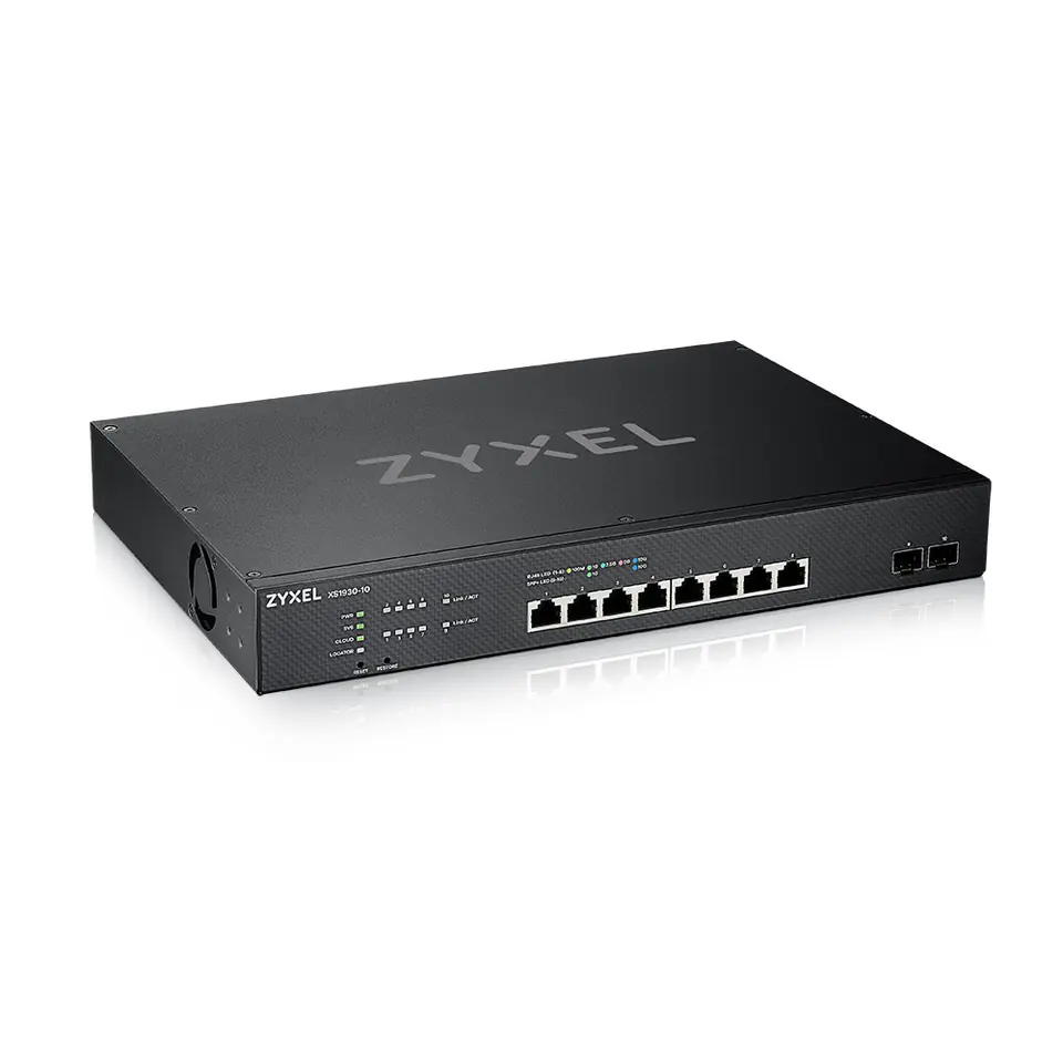 Zyxel XS1930-10-ZZ0101F network switch Managed L3 10G Ethernet (100/1000/10000) Black at Wasserman.eu
