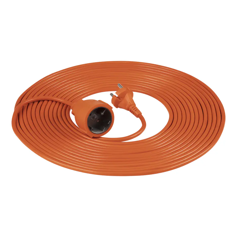 ⁨Przedłużacz PVC IP20 10m 1x2P, H03VV-F 2x1mm?⁩ w sklepie Wasserman.eu