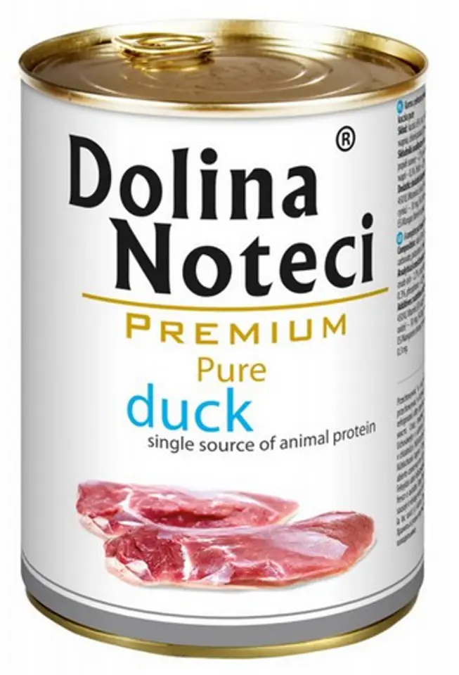 ⁨Dolina Noteci Premium Pies Pure Kaczka puszka 400g⁩ w sklepie Wasserman.eu