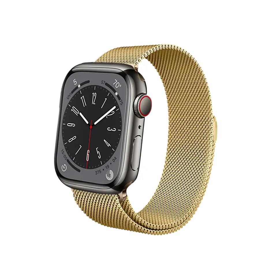 ⁨Crong Milano Steel - Stainless Steel Strap for Apple Watch 38/40/41 mm (Gold)⁩ at Wasserman.eu