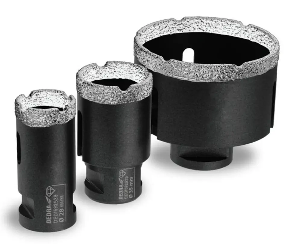 ⁨ZESTAW KORONEK DIAMENTOWYCH VACUUM BRAZED 28,35,68MM 3 SZT.⁩ w sklepie Wasserman.eu
