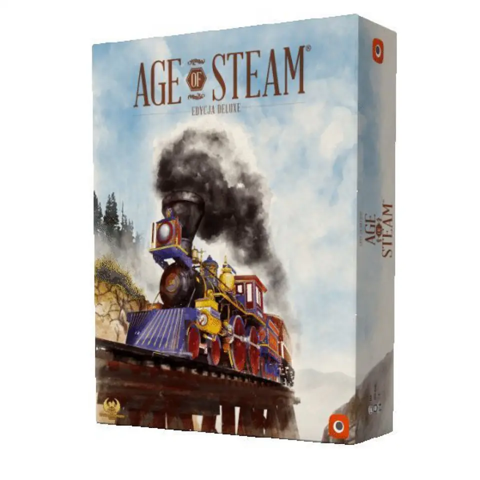 ⁨GRA AGE OF STEAM - podstawa PORTAL GAMES⁩ w sklepie Wasserman.eu