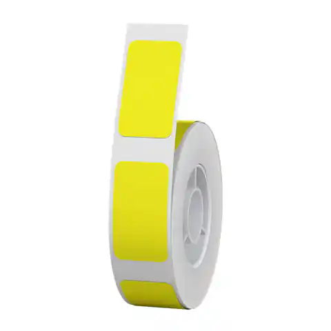 ⁨Etykiety Termiczne Niimbot naklejki 10x25 mm, 240 szt (Żółte)⁩ w sklepie Wasserman.eu