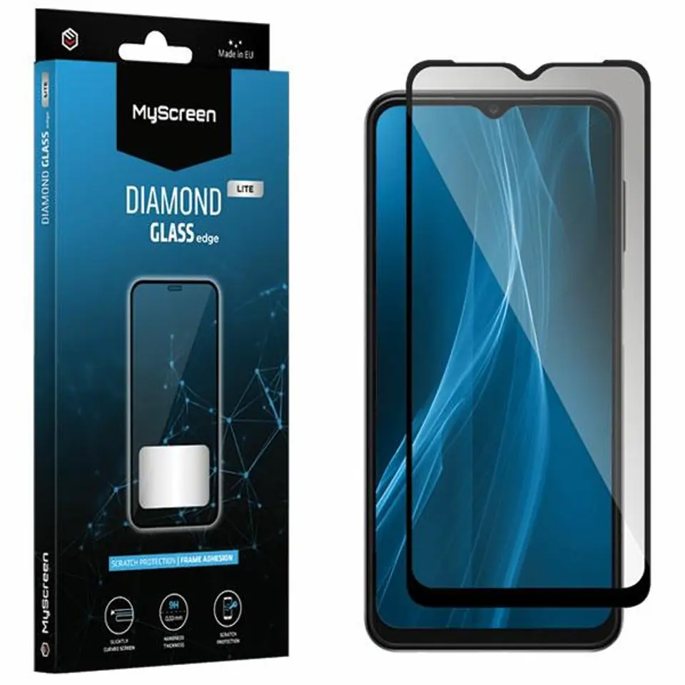 ⁨MS Diamond Glass Edge Lite FG Nokia G22 czarny/black Full Glue⁩ w sklepie Wasserman.eu