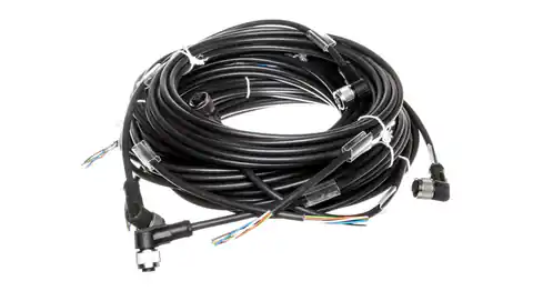 ⁨Connection cable 5m with angled socket 5P FIELDBUS M12 S/A AB-C5- 5,0PUR-M12FA 22260407⁩ at Wasserman.eu