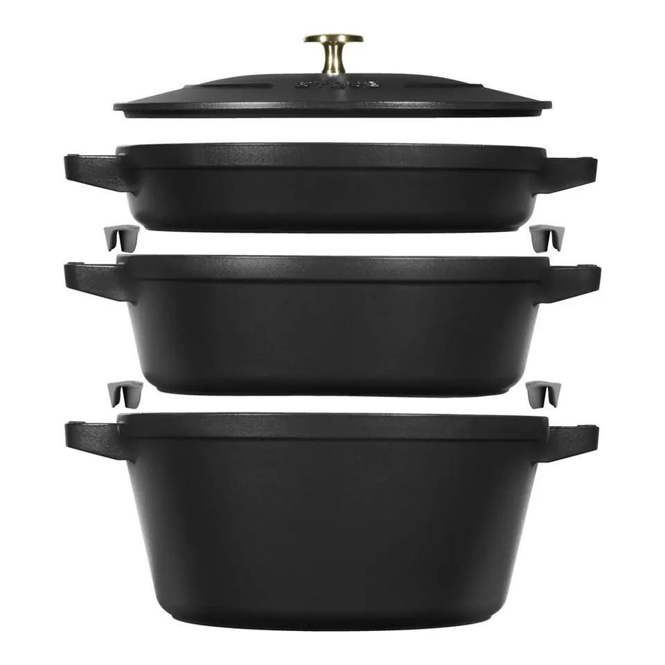 Staub La Cocotte 4.2 L Round Cast iron Casserole baking dish at Wasserman.eu