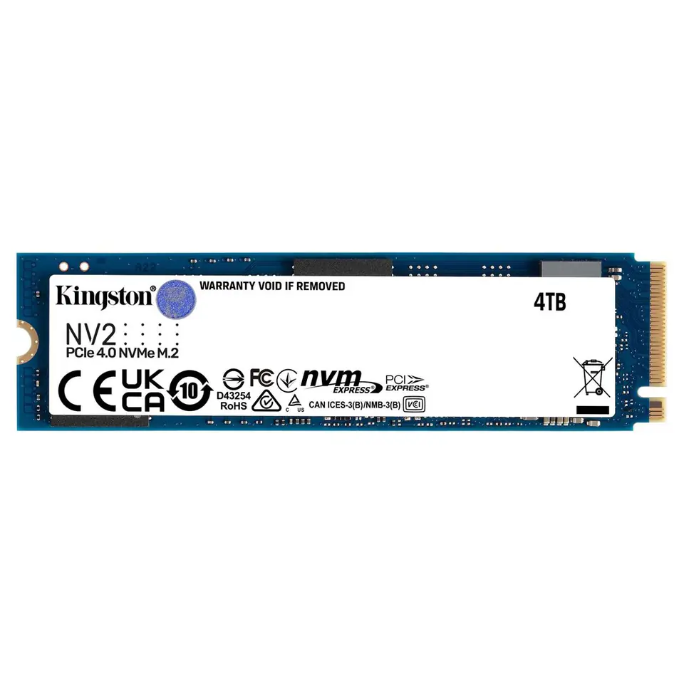 ⁨Kingston Technology NV2 M.2 4000 GB PCI Express 4.0 NVMe⁩ at Wasserman.eu