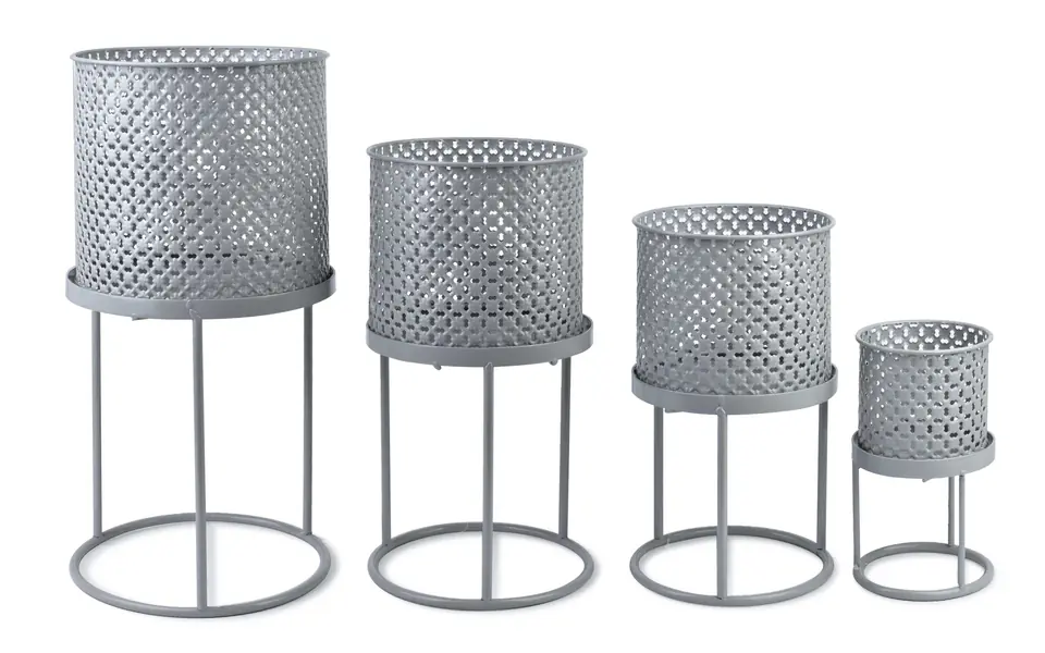 ⁨SWEN Kpl.4 casings on stand di.25xH46 di.18,5xH37,5/diw.17xH30,5/diw.11,5xH22cm⁩ at Wasserman.eu