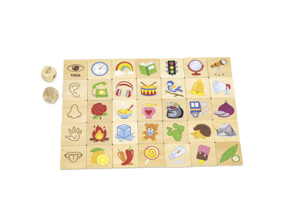 Viga 44507 Puzzle - zestaw do nauki zmysłów w sklepie Wasserman.eu