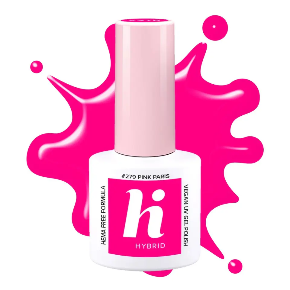 ⁨Hi Hybrid HEMA Free Lakier hybrydowy Neon #279 Pink Paris 5ml⁩ w sklepie Wasserman.eu