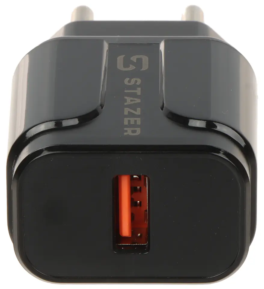 ŁADOWARKA SIECIOWA USB 5V/3A/USB-QUICK3.0/B STAZER w sklepie Wasserman.eu