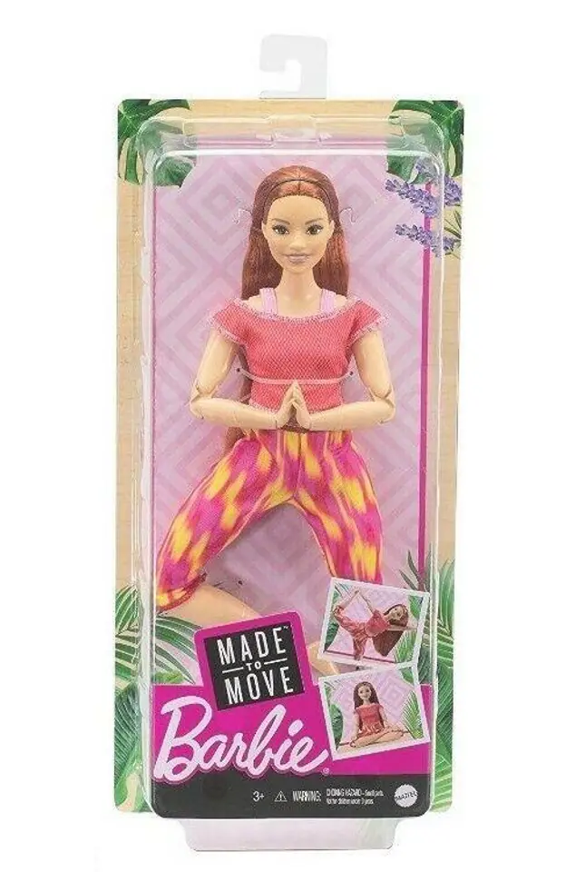 ⁨Barbie MADE TO MOVE Flower Doll GXF07 FTG80 MATTEL⁩ at Wasserman.eu