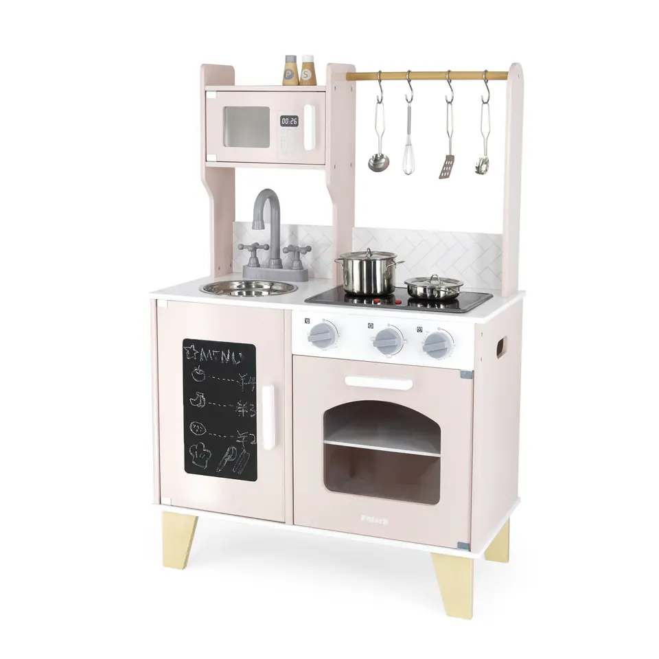 Viga 44082 PolarB Kuchnia z tablicą - różowa w sklepie Wasserman.eu