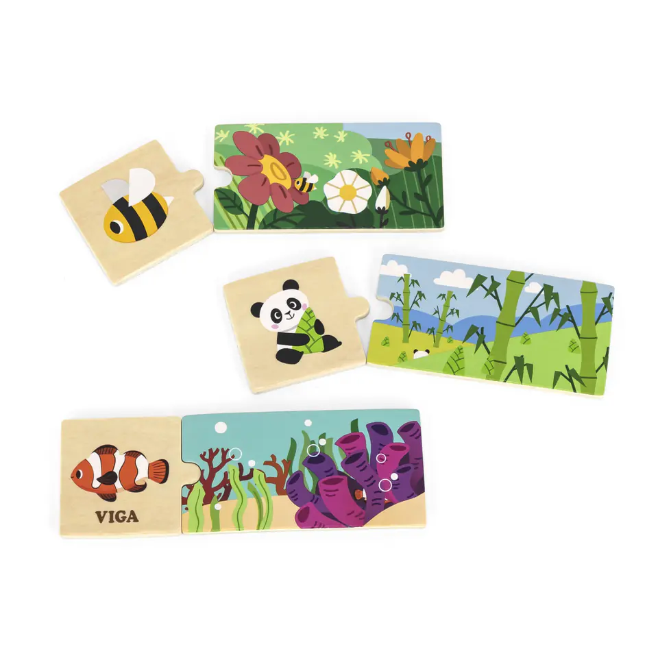Viga 44675 Drewniane puzzle - Mój dom w sklepie Wasserman.eu