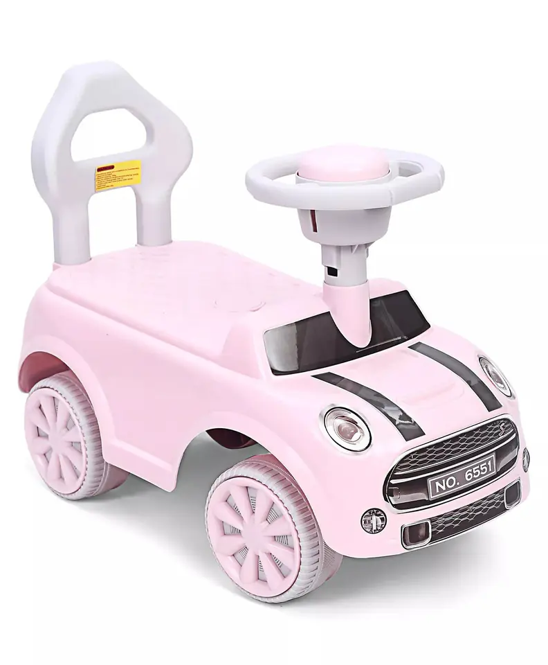 Jeździk MINI COOPER chodzik pchacz różowy w sklepie Wasserman.eu