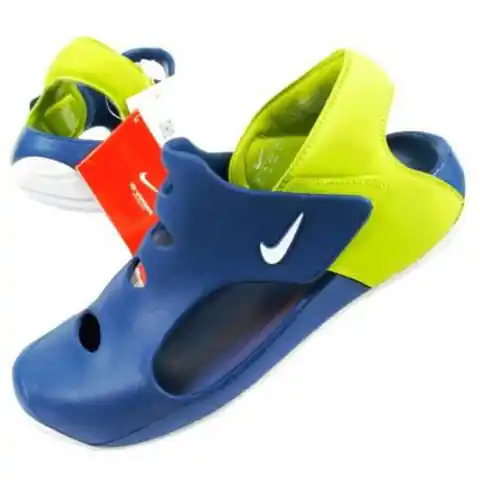 ⁨Sandały Nike Sunray Protect Jr DH9465 (kolor Niebieski)⁩ w sklepie Wasserman.eu