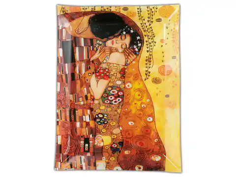 ⁨Talerz dekoracyjny - G.Klimt - The Kiss 32x24cm⁩ w sklepie Wasserman.eu