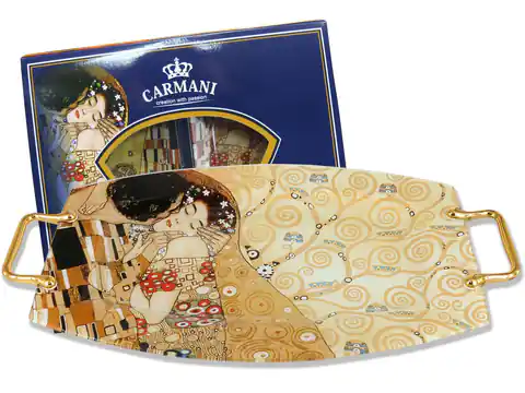 ⁨Taca dekoracyjna - G. Klimt, Pocałunek⁩ w sklepie Wasserman.eu