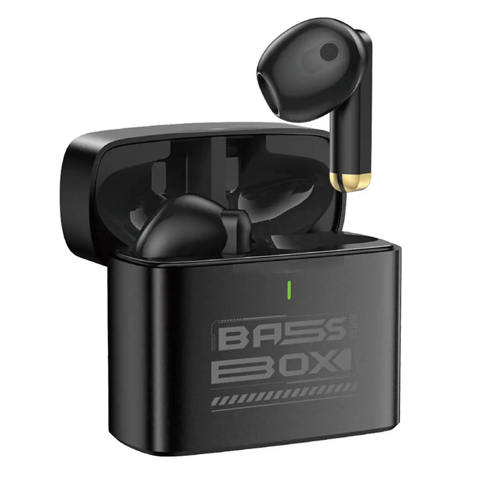⁨Słuchawki bezprzewodowe TWS Foneng BL128, Bluetooth 5.3 (czarne)⁩ w sklepie Wasserman.eu