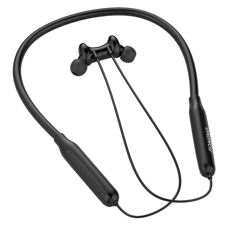 Słuchawki bezprzewodowe typu neckband Foneng BL34 (czarne) w sklepie Wasserman.eu