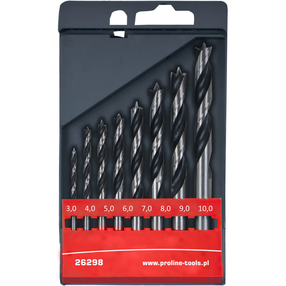 ⁨26295 Wiertła do drewna 4.0-10.0mm  zestaw 5 elementów⁩ w sklepie Wasserman.eu