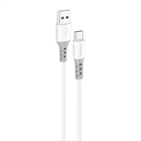 ⁨Kabel USB do USB-C Foneng X66, 20W, 3A, 1m (biały)⁩ w sklepie Wasserman.eu