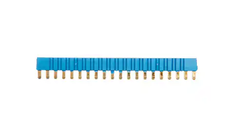 ⁨Mostek grzebieniowy 20-torowy 36A 250V niebieski do zacisków A1 lub A2 093.20⁩ w sklepie Wasserman.eu