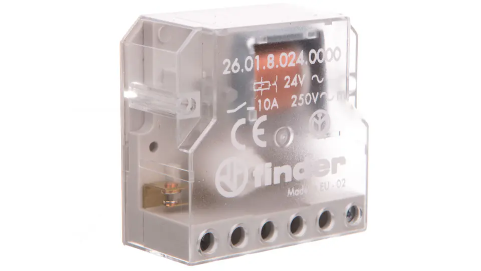 ⁨Pulse relay /stepper/ 1Z 10A 250V, 24V AC mounting in installation boxes or enclosures 26.01.8.024.0000⁩ at Wasserman.eu