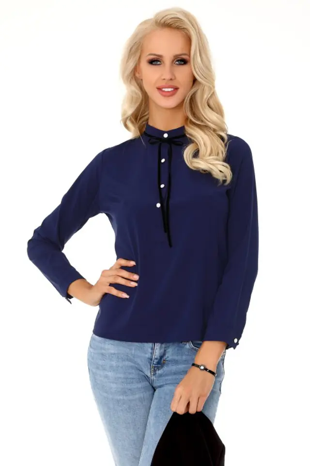 ⁨Bluzka Semele Dark Blue 85283 rozmiar - 2XL⁩ w sklepie Wasserman.eu