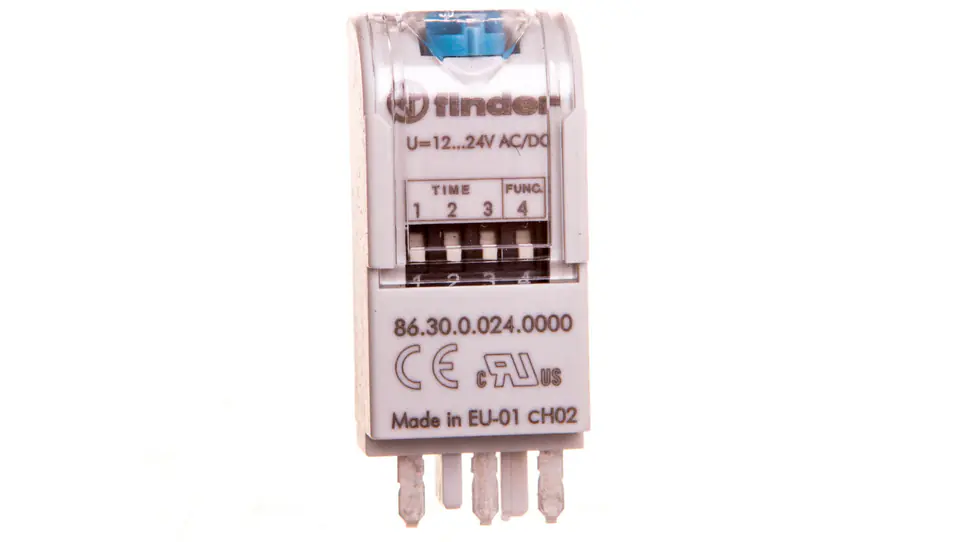 ⁨Dual-function timer 12-24V AC/DC for F86-30-0-024-0000 relay sockets⁩ at Wasserman.eu