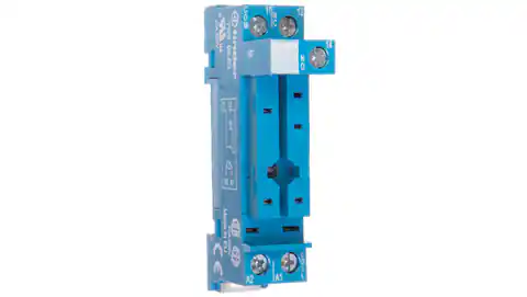 ⁨Relay socket 40.31 series, screw terminals, DIN rail mounting 35mm (metal clip) 95.63SMA⁩ at Wasserman.eu