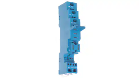 ⁨Relay socket for 46.61 series spring terminals, for DIN rail 35mm (plastic clip) 97.51SPA⁩ at Wasserman.eu