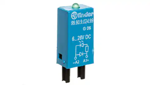 ⁨LED Signaling Module Green + Extinguishing Diode 6-24V DC polarization A1+ 99.80.9.024.99⁩ at Wasserman.eu