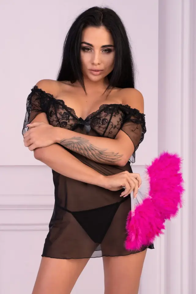⁨Miguel's T-shirt + thong FREE! Black (size S/M)⁩ at Wasserman.eu