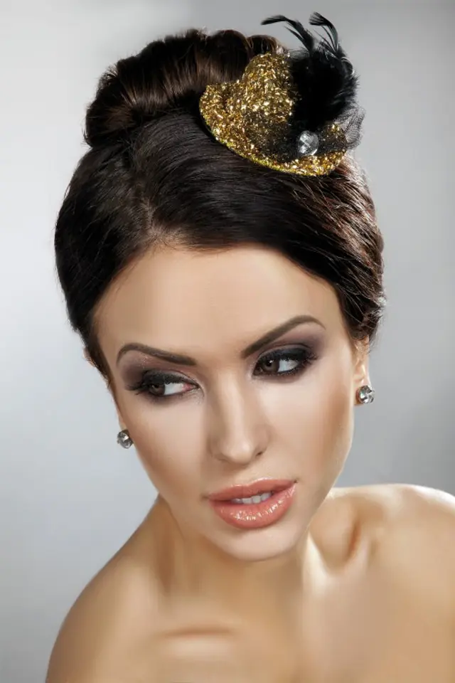 ⁨Mini Top Hats Yelow Żółty LC 12020 Model 12 LivCo Corsetti Fashion Model 12⁩ w sklepie Wasserman.eu