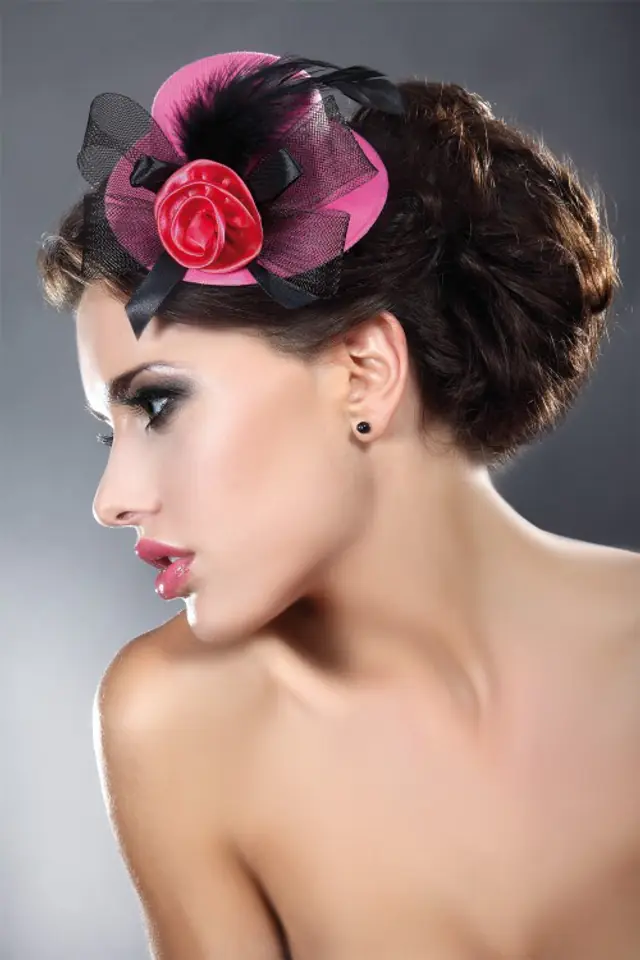 ⁨Mini Top Hats Pink Różowy LC 12022 Model 15 LivCo Corsetti Fashion Model 15⁩ w sklepie Wasserman.eu