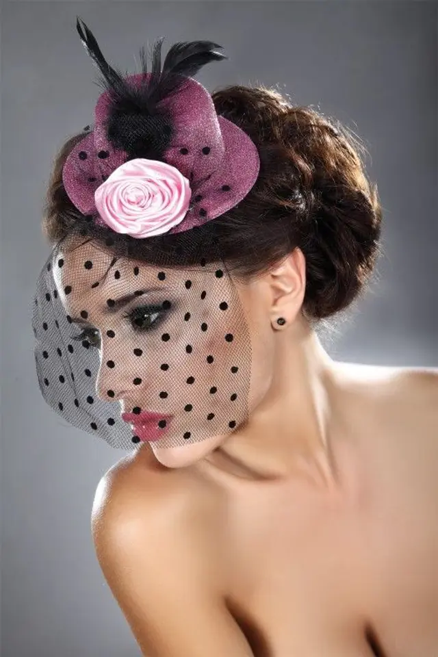 ⁨Mini Top Hats Pink Różowy LC 12026 Model 19 LivCo Corsetti Fashion Model 19⁩ w sklepie Wasserman.eu