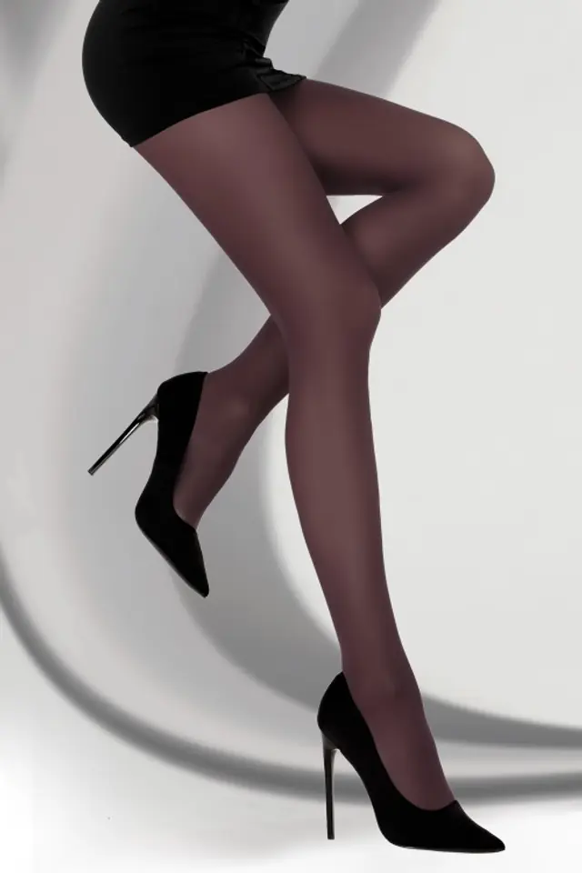 ⁨Marcela tights 40 DEN Bordeaux Bordeaux (burgundy) (size 5-XL)⁩ at Wasserman.eu