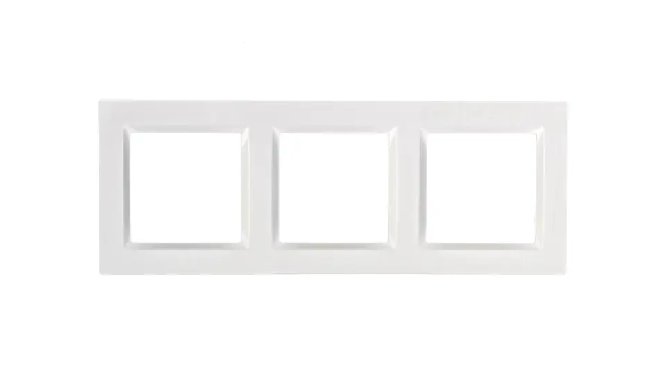 ⁨Simon 10 Triple frame white CR3/11⁩ at Wasserman.eu