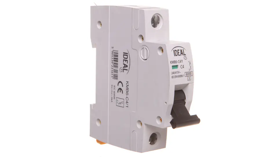 ⁨Circuit breaker 1P C 4A 6kA AC KMB6-C4/1 23161⁩ at Wasserman.eu