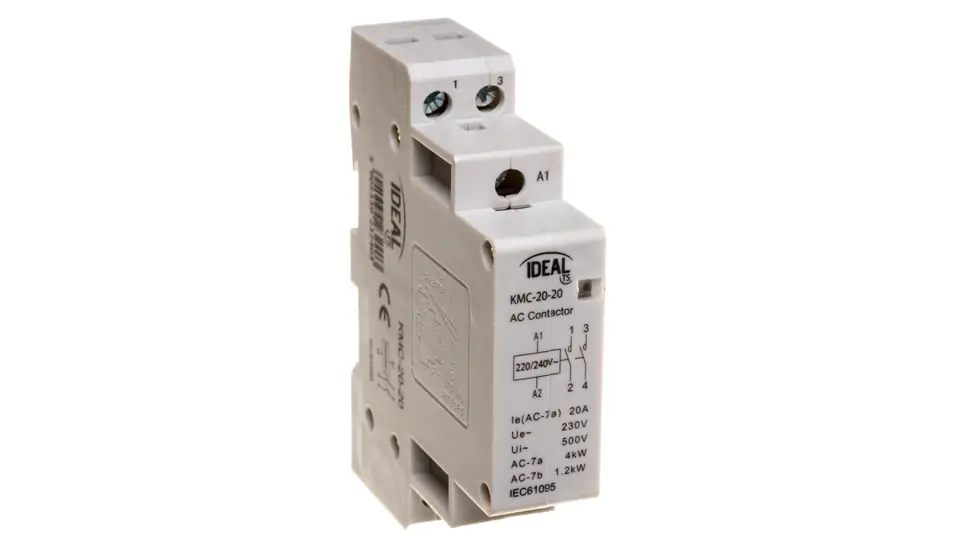 ⁨Stycznik modułowy 20A 2Z 0R 230V AC KMC-20-20 23240⁩ w sklepie Wasserman.eu