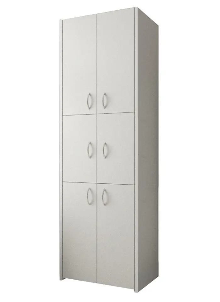 Słupek łazienkowy Adaś 6D biały 56 cm w sklepie Wasserman.eu