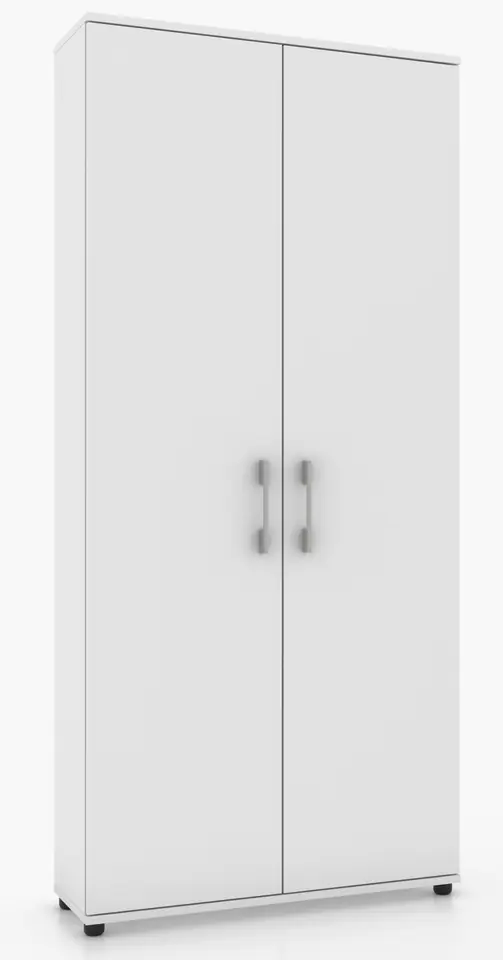 Szafa biurowa regał G 80 2d biała 80 cm, 5 półek w sklepie Wasserman.eu