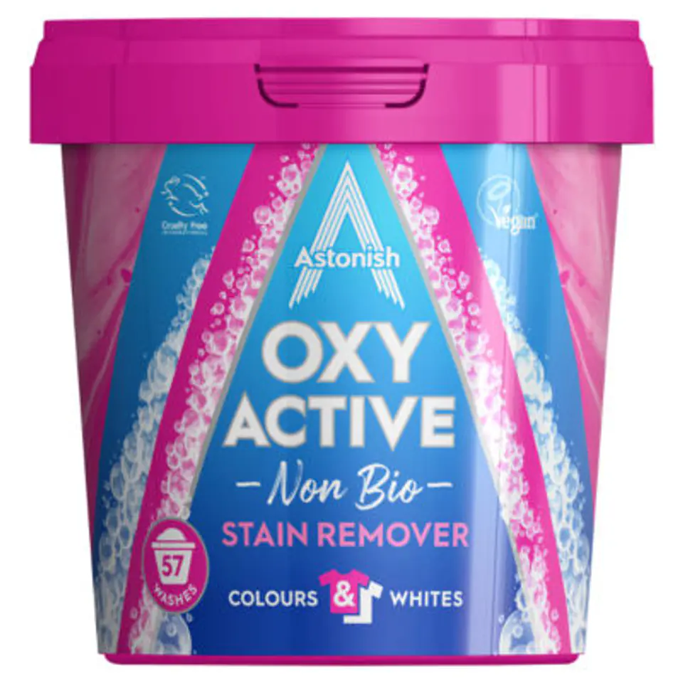 ⁨ASTONISH Odplamiacz uniwersalny OXY ACTIVE 1,25kg⁩ w sklepie Wasserman.eu