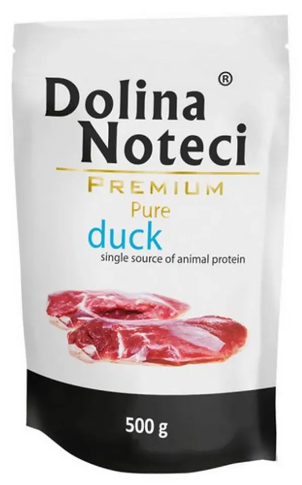 ⁨Dolina Noteci Premium Pies Pure Kaczka saszetka 500g⁩ w sklepie Wasserman.eu