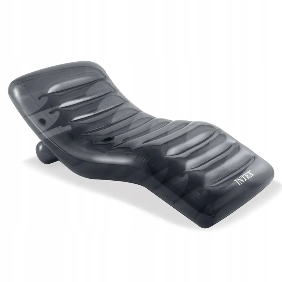 Dmuchany czarny materac do pływania 191x99cm INTEX w sklepie Wasserman.eu