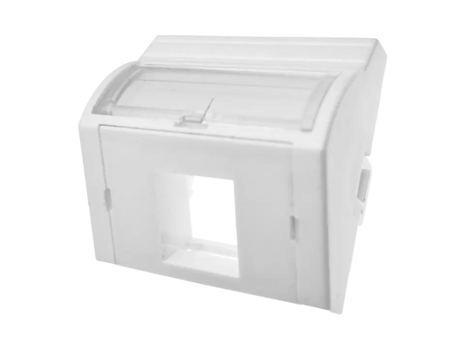 Adapter 45x45 1xRJ45 (wypukły kątowy) ALANTEC w sklepie Wasserman.eu